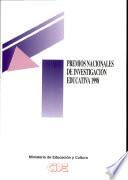 Premios Nacionales de Investigación Educativa 1998