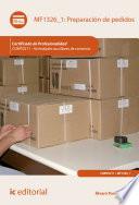 Preparación de pedidos. COMT0211