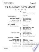 Preparatory C, Program 1