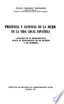 Presencia y ausencia de la mujer en la vida local española