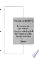 Presupuesto del sector público para ...