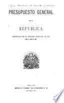 Presupuesto general
