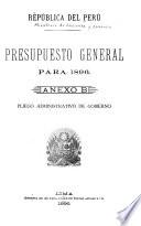 Presupuesto general