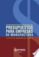 Presupuestos para empresas de manufactura