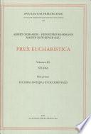 Prex Eucharistica
