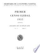 Primer Censo Ejidal 1935. Estado de Guanajuato. Volumen II. Tomo X