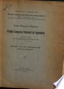 Primer Congreso Nacional de Ingenieris