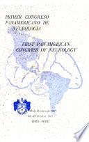 Primer Congreso Panamericano de Neurología, 20-25 de octubre de 1963