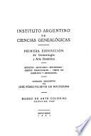 Primera exposición de genealogía y arte heráldica