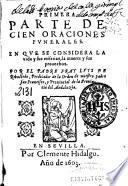 Primera parte de cien oracion funerales