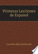 Primeras Lecciones de Espan?ol