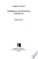 Primeras tentativas poéticas