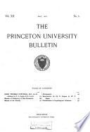 Princeton University Bulletin