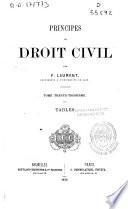Principes de Droit Civil français