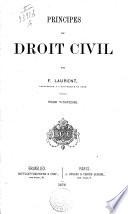 Principes de Droit Civil français