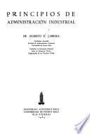 Principios de administración industrial