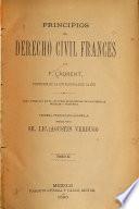 Principios de derecho civil frances