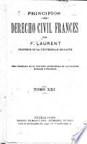 Principios de derecho civil frances