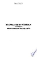 Privatización en Venezuela