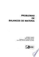 Problemas de balances de materia