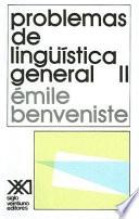 Problemas de lingüística general