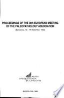 Proceedings of the IXth European Meeting of the Paleopathology Association