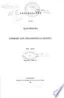 Proceedings of the Manchester Literary and Philosophical Society