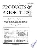 Products & Priorities