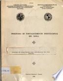 Programa de Fortalecimento Institucional del Mida
