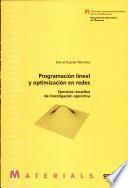 Programación lineal y optimización en redes