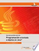 Programación orientada a objetos en Java