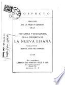 Prólogo de la nueva edición de la Historia verdadera de la conquista de la Nueva España por el capitán Bernal Díaz del Castillo