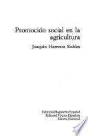 Promoción social en la agricultura