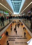 Promociones en espacios comerciales. MF0503.