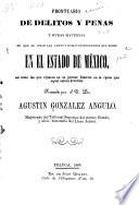 Prontuario de delitos y penas y otras materias