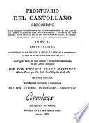 Prontuario del cantollano gregoriano
