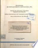Propuesta de readecuación de indicadores para el sector agropecuario reformado y análisis estadístico del sistema de información
