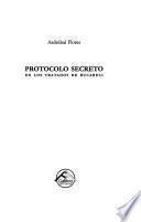 Protocolo secreto de los tratados de Bucareli