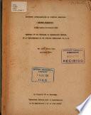 Proyecto 39 Del Programa de Cooperacion Tecnica de la Organizacion de Los Estados Americanos (o.s.a)