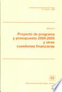 Proyecto de programa y presupuesto 2004-2005 y otras cuestiones financieras. Informe 91 II