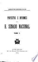 Proyectos e informes del H. Senado Nacional