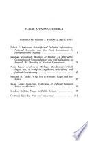 Public Affairs Quarterly