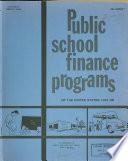 Public School Finance Programs of the United States, 1957-58