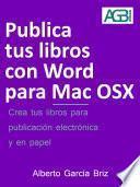 Publica tus libros con Word para Mac OSX