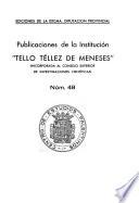 Publicaciones de la institución Tello Téllez de Meneses