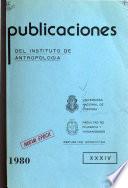 Publicaciones del Instituto de Antropología