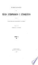 Publicaciones del Museo Antropológico y Etnográfico de la Facultad de Filosofía y Letras
