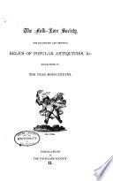 Publications of the Folk-lore Society