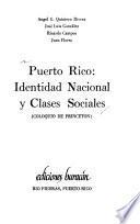 Puerto Rico, identidad nacional y clases sociales