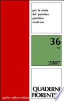 Quaderni fiorentini. Per la storia del pensiero giuridico moderno